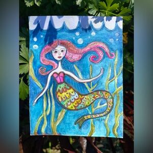 Beautiful Mermaid Painting